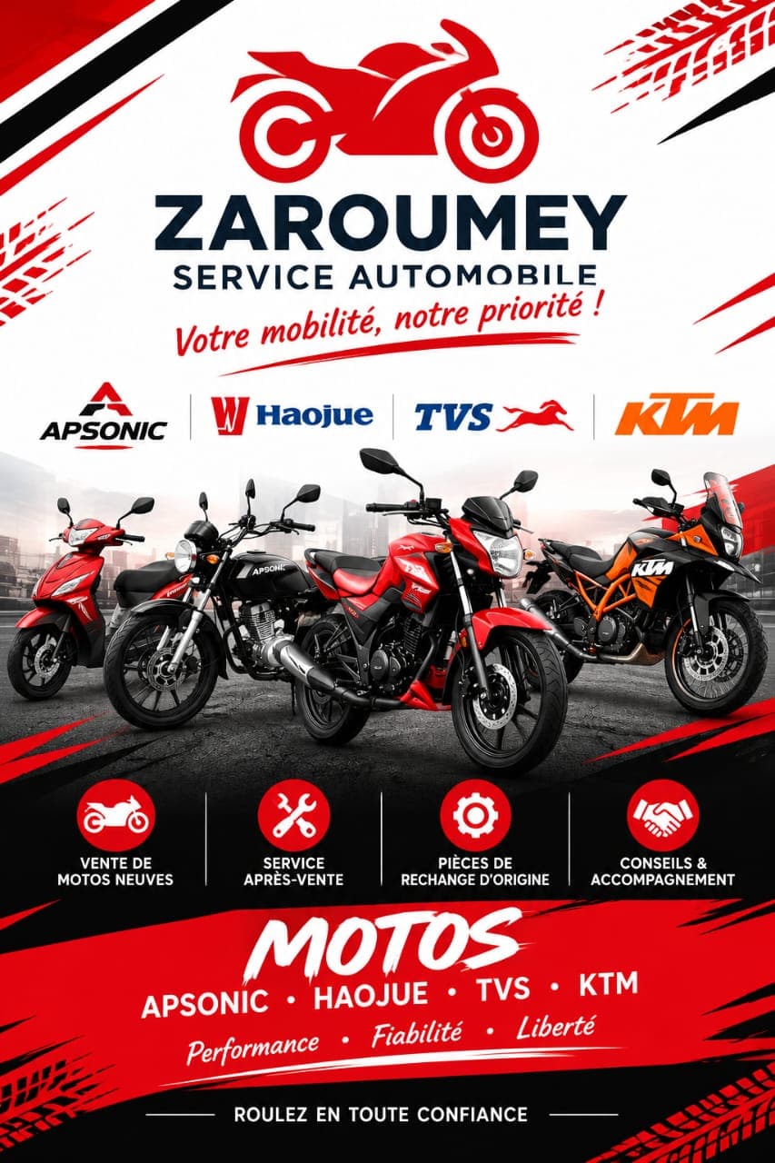 ARRIVAGE MOTOS