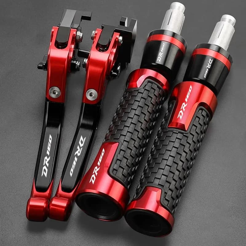 Poignées et Leviers Frein-Embrayage CNC Rouge DR160