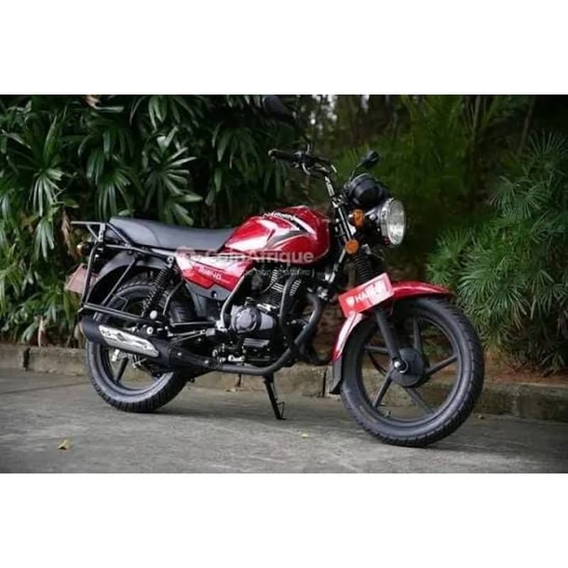 Moto Utilitaire Haojin Rhino 125 Rouge Métallisé