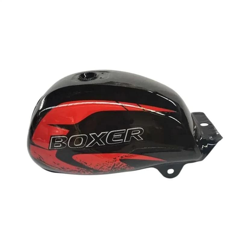 Réservoir d'Essence Moto Bajaj Boxer Noir & Rouge